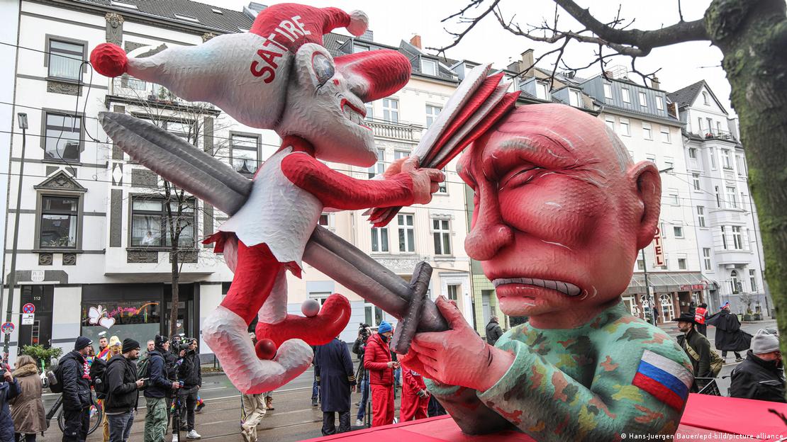 A última criação anti-Putin de Jacques Tilly, no Carnaval de 2026