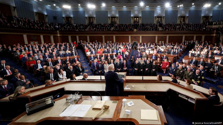 Američki Kongres tokom obraćanja predsednika Trampa