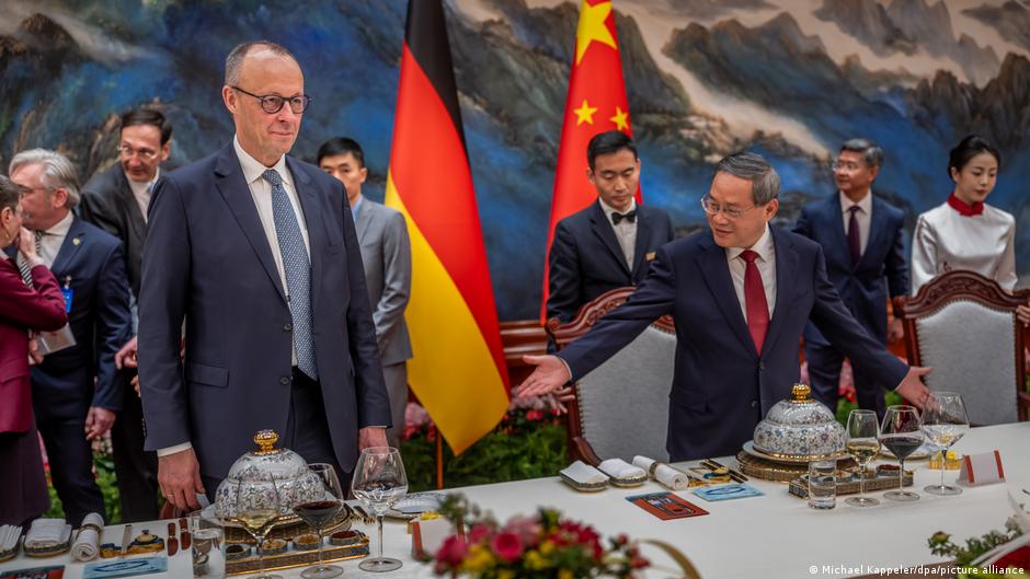 Merz in China: German chancellor lands in Beijing