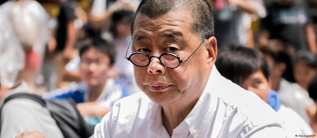 Jimmy Lai durante evento