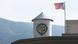 The Warner Bros. Studios logo is displayed on the water tower The Warner Bros. Studios logo is displayed on the water tower