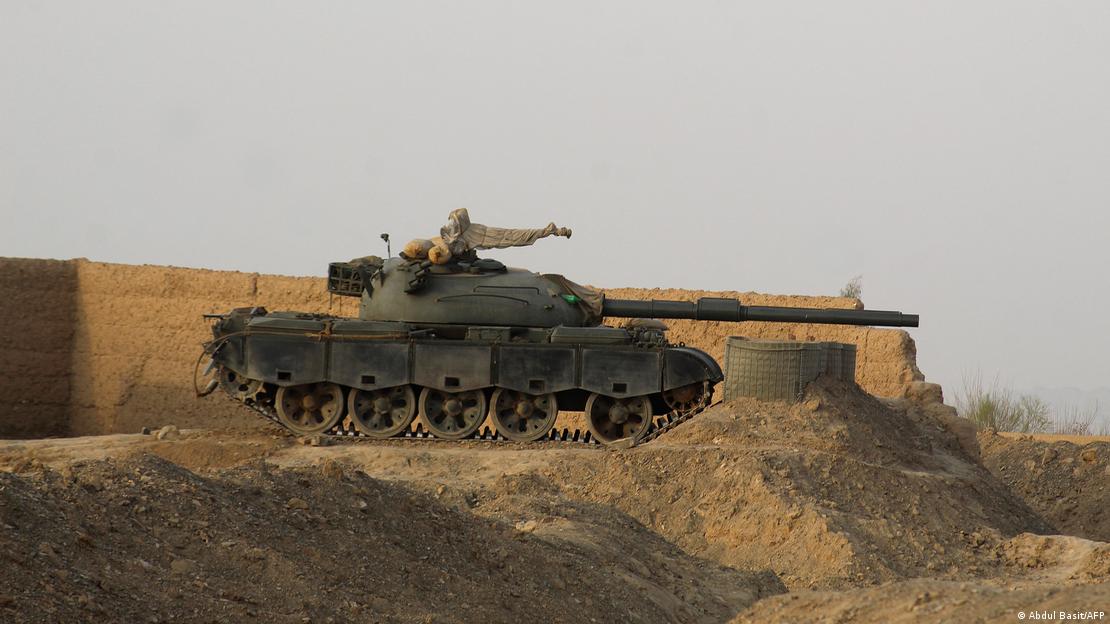 Pakistán, Chaman, 2026 | Tanque pakistaní en la frontera con Afganistán.
