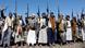 Members of the Houthi group demonstrating in Sanaa in late 2025
. Members of the Houthi group demonstrating in Sanaa in late 2025
.