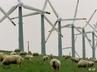 德国的一个风能发电站
