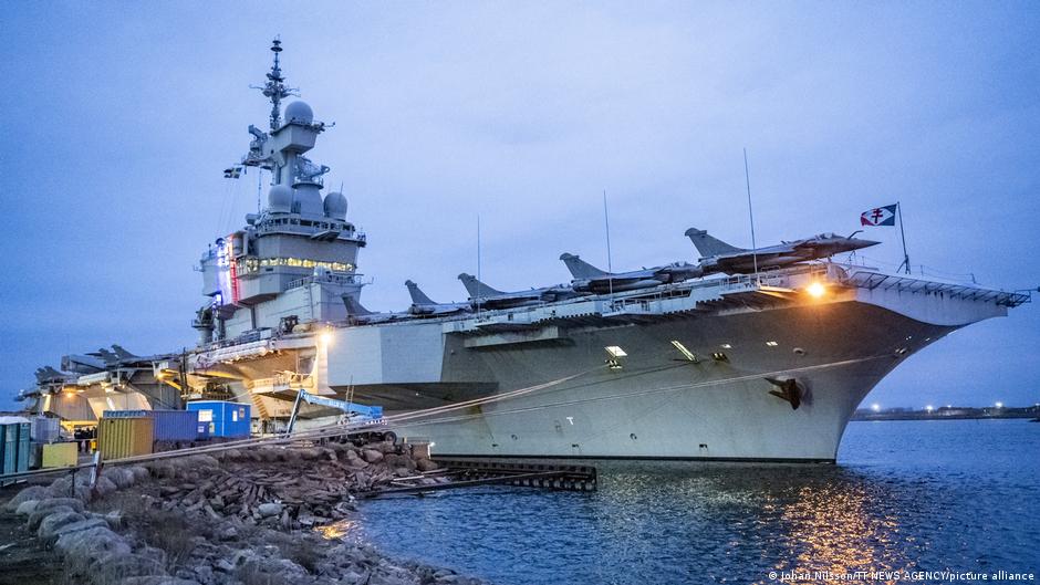Sweden says Russian drone flew near French aircraft carrier