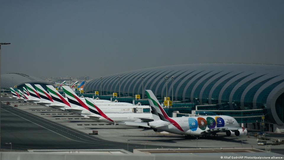 Dubai Airport aircraft.