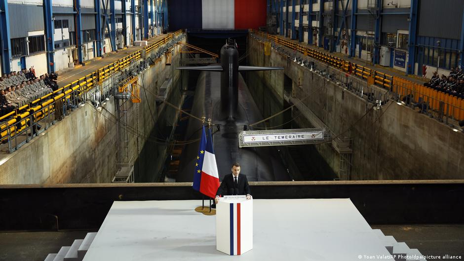 Macron says France to increase its nuclear arsenal