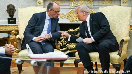 Der Bundeskanzler Merz und US-Präsident Trump sprechen über den Iran-Krieg