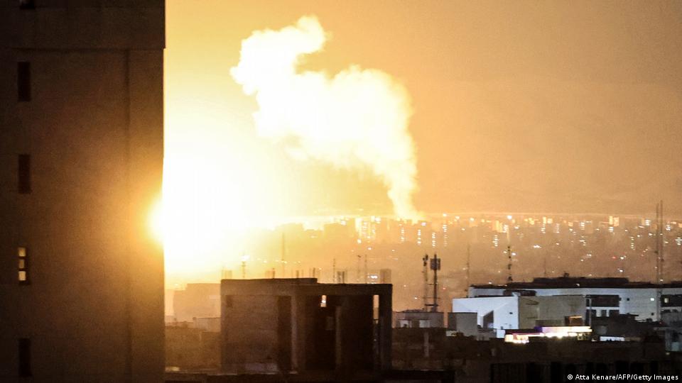 Imagen de las explosiones que afectaron Teherán la mañana de este 6 de marzo de 2026.