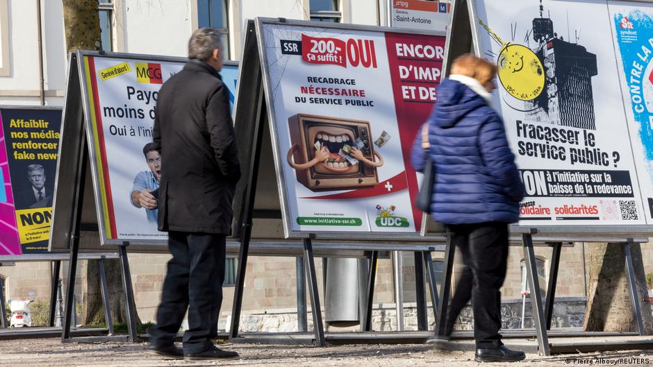 Swiss reject slashes to public broadcasting