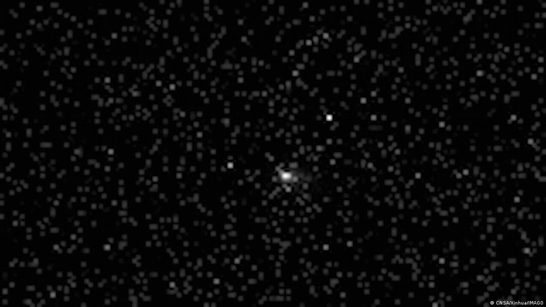 El objeto interestelar 3I/ATLAS, fotografiado por la sonda china Tianwen-1.