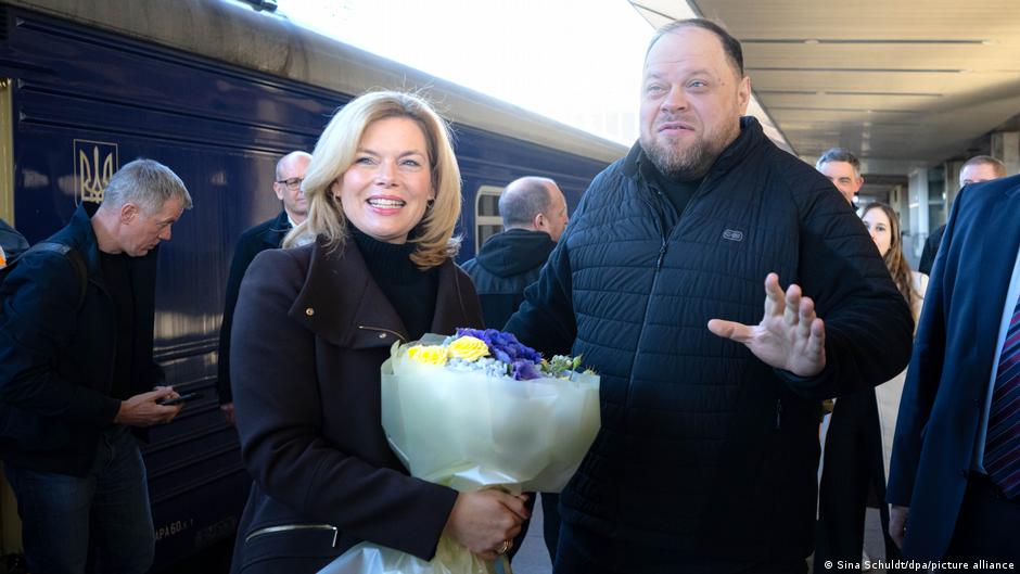 Szefowa Bundestagu w Kijowie: „Nie tracimy was z oczu”