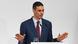 Pedro Sánchez em coletiva de imprensa