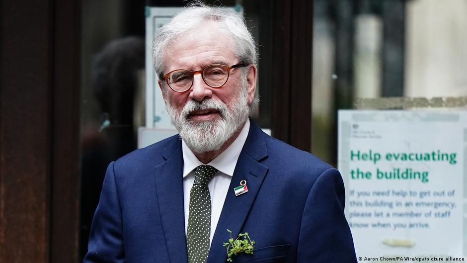 Northern Ireland's Gerry Adams tells court he wasn't in IRA