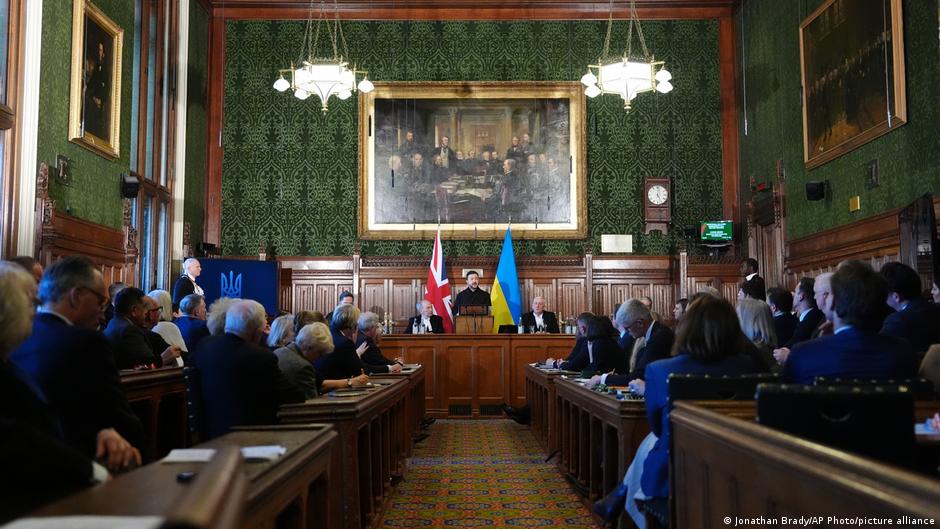 Зеленський у британському парламенті закликав зупинити технологічний альянс РФ та Ірану