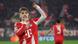 Lennart Karl celebrates a goal for Bayern Munich in the Champions League Lennart Karl celebrates a goal for Bayern Munich in the Champions League