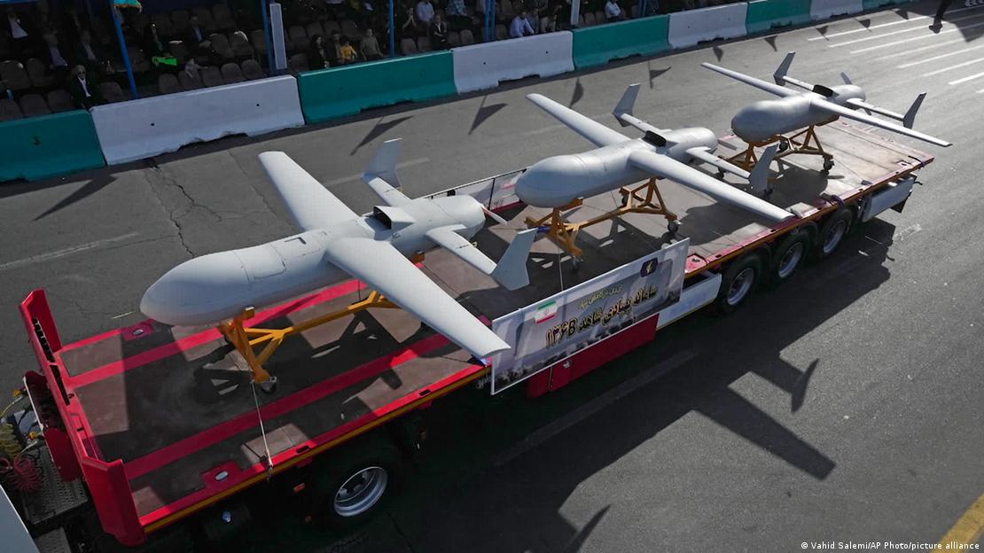 Drones iraníes.