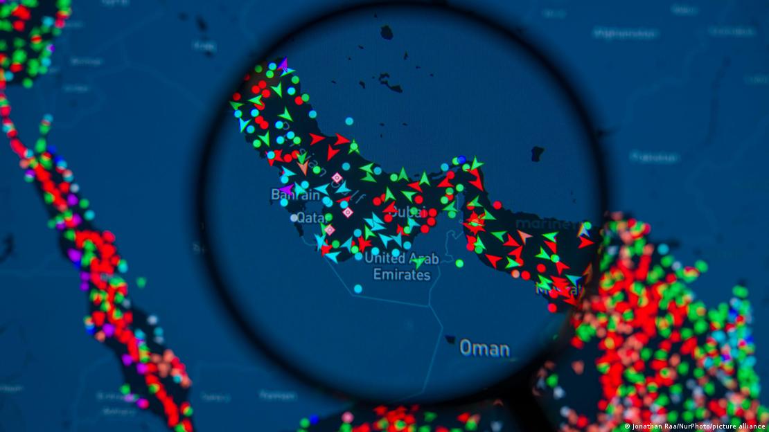Grafička mapa Perzijskog zaljeva