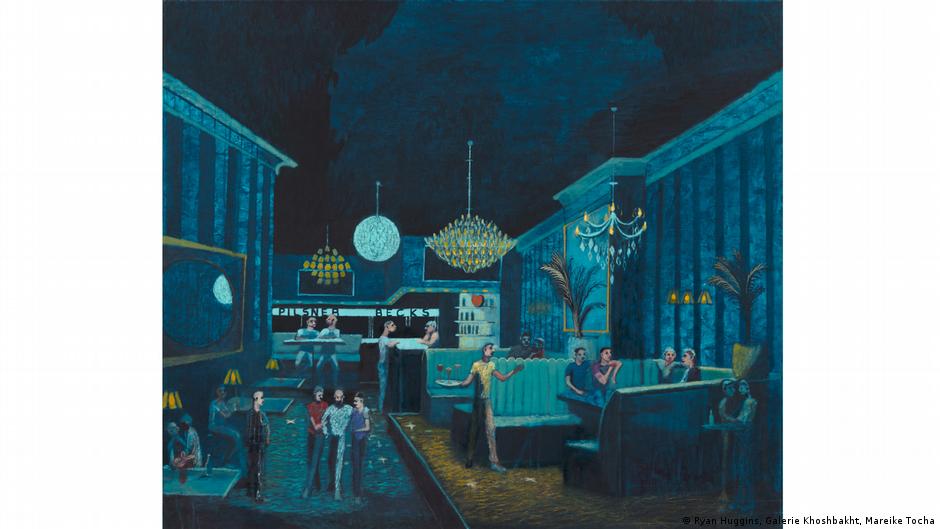 Slika Mareike Tohe pod nazivom „Rajan Hagins, Hasler-bar u Diseldorfu“ (hasler je, između ostalog, i izraz koji se koristi za muškarca koji se prostituiše)