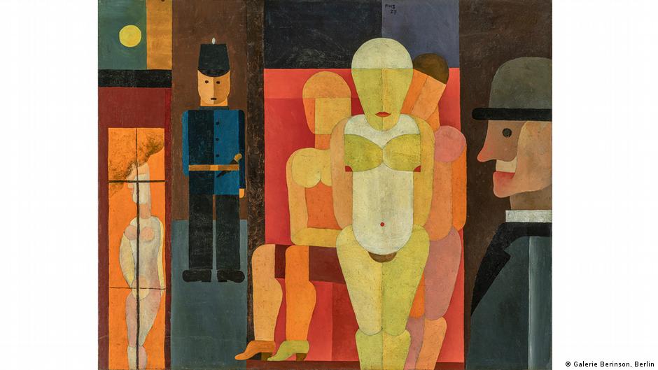 Slika Franca Vilhelma Zajverta iz 1927. godine pod nazivom „Mračni sokaci“ („Freudlose Gassen)