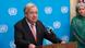 Sekretari i Përgjithshëm i OKB-së, Guterres, ka bërë thirrje për përmbajtje- Guterres flet ne podium Sekretari i Përgjithshëm i OKB-së, Guterres, ka bërë thirrje për përmbajtje- Guterres flet ne podium