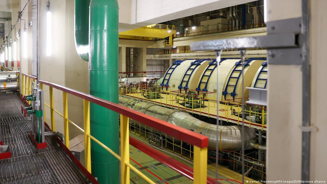 Interior do reator de Bushehr, no Irã