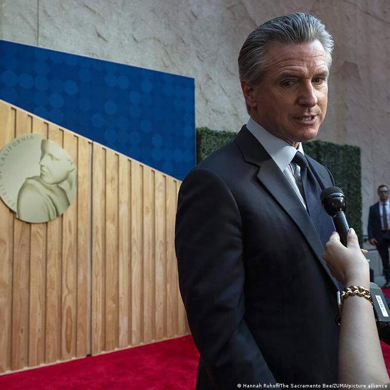 Governor Gavin Newsom states, 'Today, my wife & I joined Donald Trump's hit list' amid expanding inquiry into personal matters.