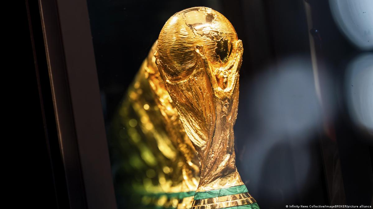 The World Cup trophy