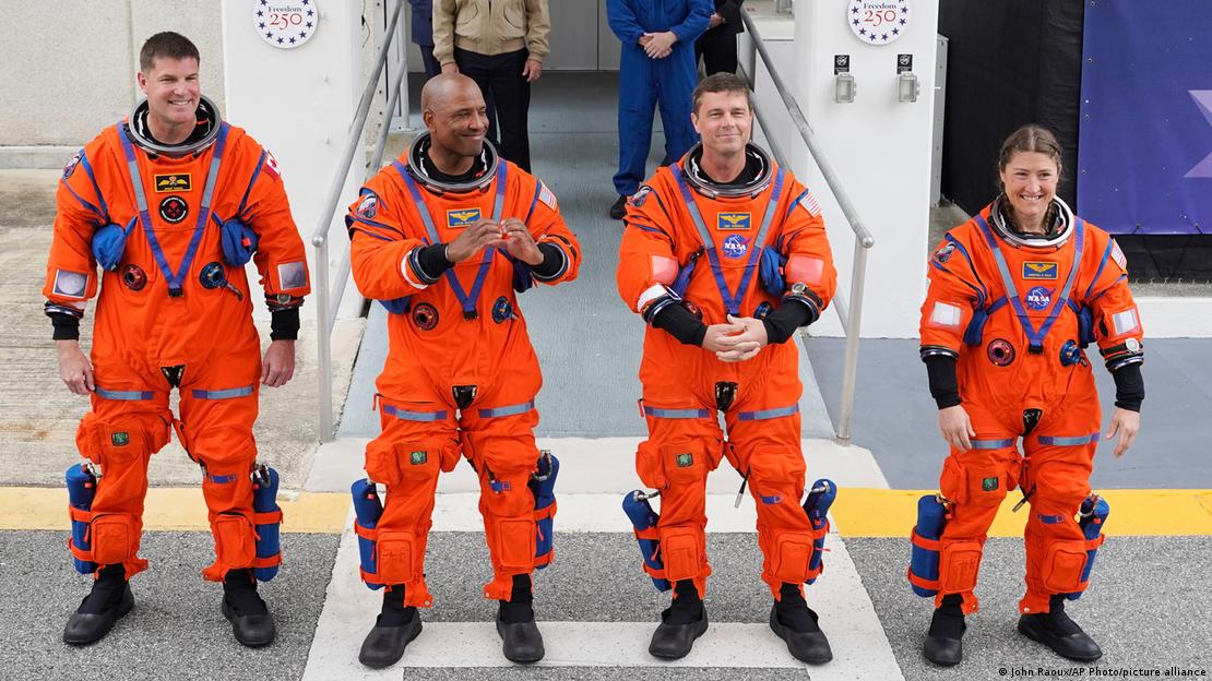 Екіпаж "Оріона": Джеремі Хенсен, Віктор Гловер, Рід Вайсмен та Крістіна Кох