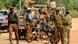 Members of a military coup who took power in Burkina Faso in 2022. Members of a military coup who took power in Burkina Faso in 2022.
