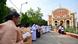 Indian Christians form a line leading to a church in Prayagraj, Uttar Pradesh, during Easter celebrations (April 2026) Indian Christians form a line leading to a church in Prayagraj, Uttar Pradesh, during Easter celebrations (April 2026)