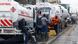 Petroleum dealers prepare their fuel tankers as they queue in Nairobi, Kenya Petroleum dealers prepare their fuel tankers as they queue in Nairobi, Kenya