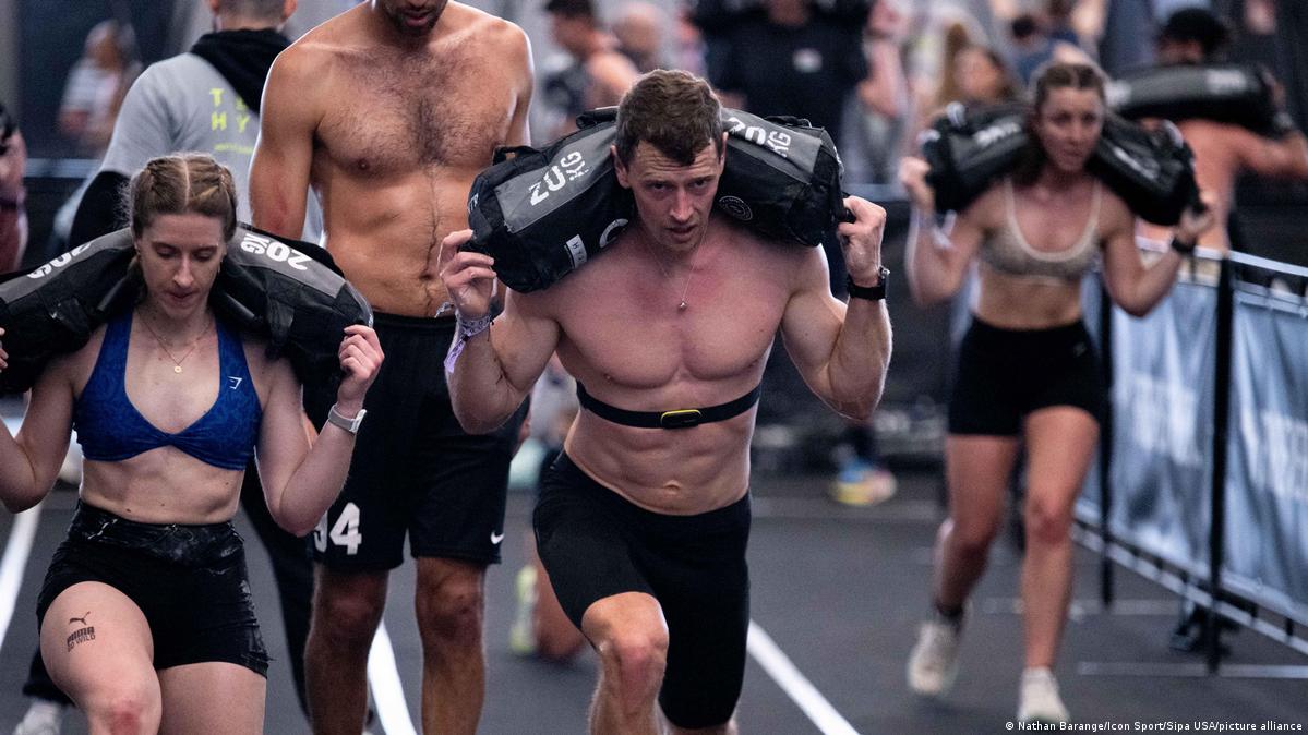 At Hyrox events, everyone can take part regardless of gender or fitness level Image: Nathan Barange/Icon Sport/Sipa USA/picture alliance