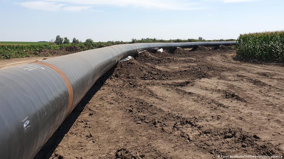 Gradilište gasovoda Turski tok 2019. godine u blizini Pančeva