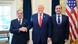 Shehbaz Sharif, Trump y Asim Munir posan en la Casa Blanca. 