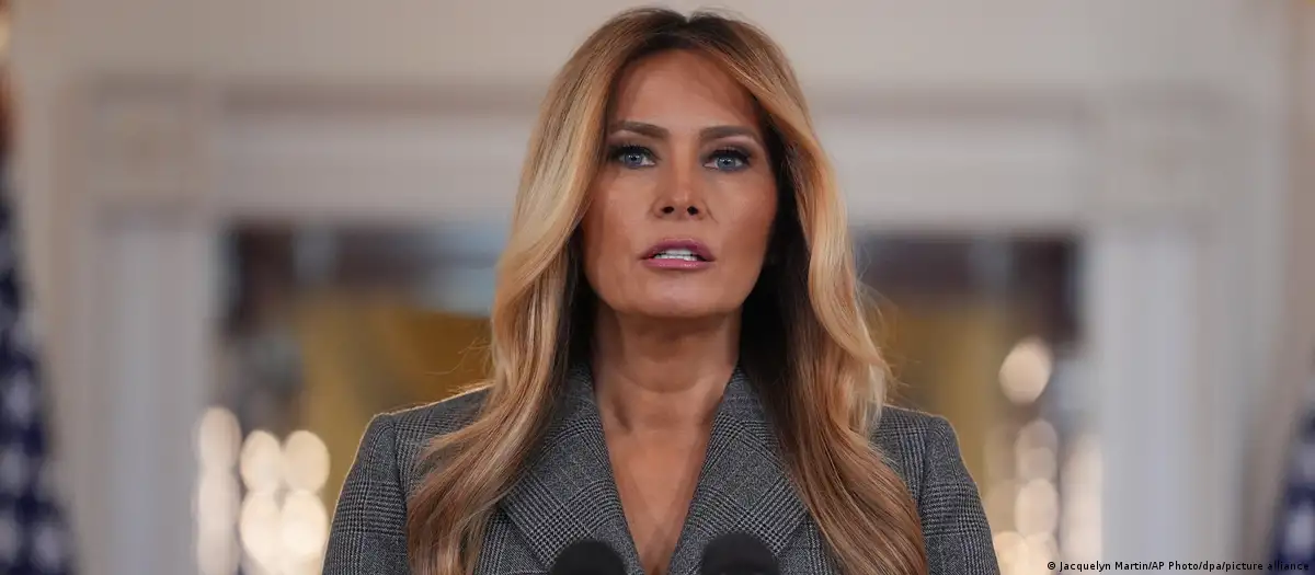 Melania Trump denies ties to Epstein in White House video