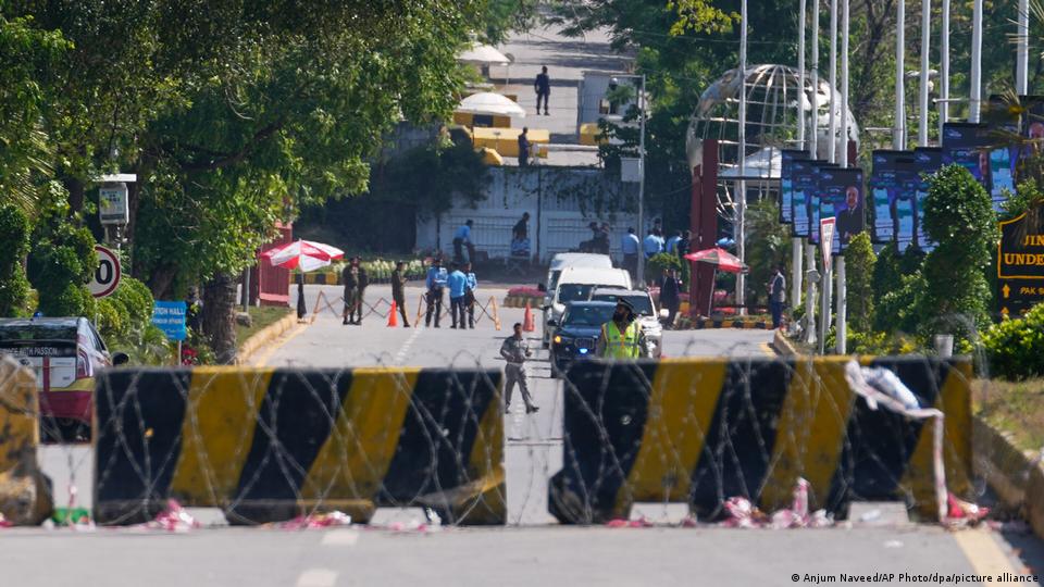 Patrullas de seguridad en Islamabad.
