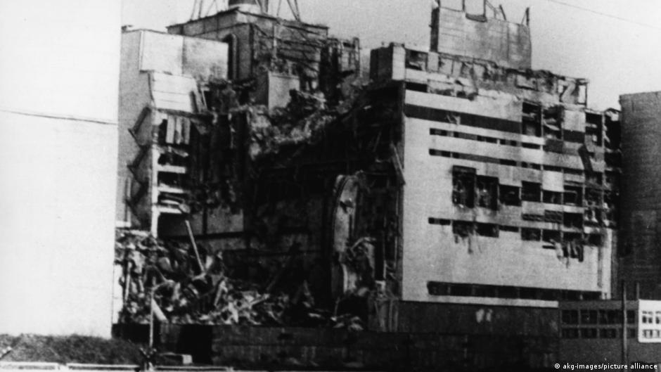 Uništeni 4. blok nuklearke Černobilj, 1986.