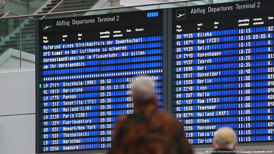 В Германии бастуют пилоты авиакомпаний Lufthansa и Eurowings