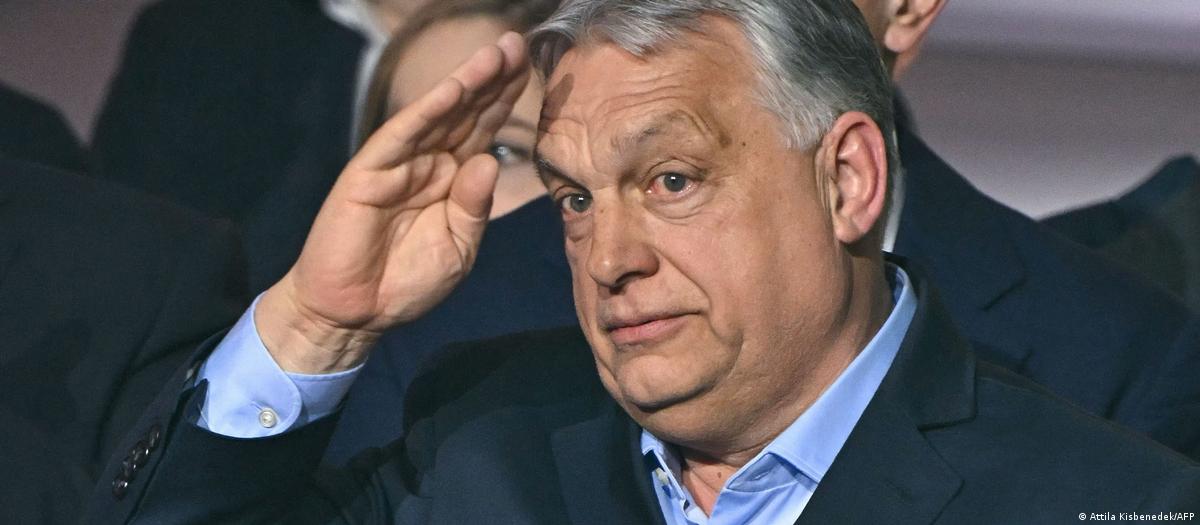 Peter Magyar em discurso