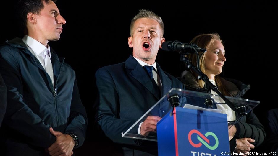 Hungary's Magyar outlines policy in first news conference