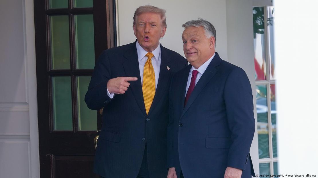 Donald Trump recebe Viktor Orbán na Casa Branca em 2025 Donald Trump recebe Viktor Orbán na Casa Branca em 2025