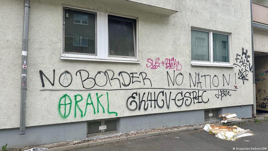 Grafit u Kelnu - NO BORDER NO NATION!