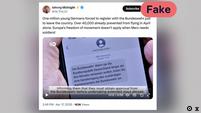 Deutschland 2026 | DW Faktencheck Verdict DEUTSCH Fake | Gefälschtes DW-Video zur Wehrpflicht auf X.com