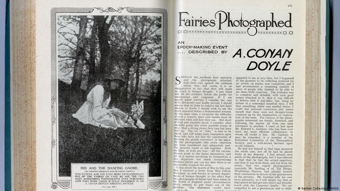 Arthur Conan Doyle defendió las Hadas de Cottingley como prueba de lo sobrenatural en este artículo publicado en diciembre de 1920.