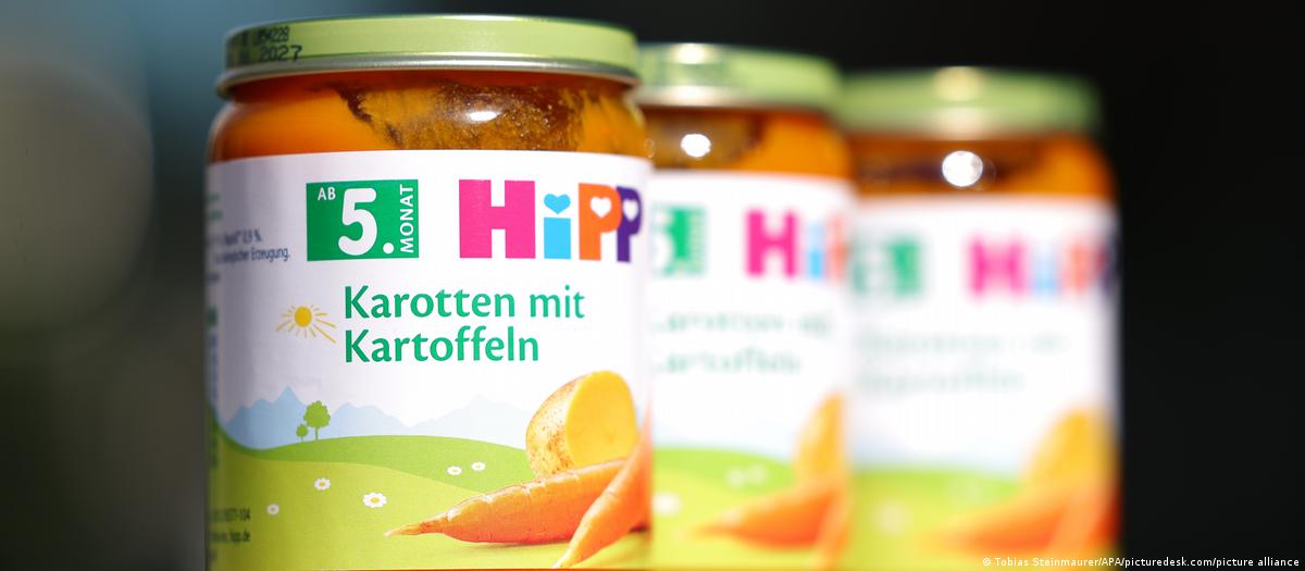 Produtos da HiPP sob investigação após denúncias de adulteração criminosa.