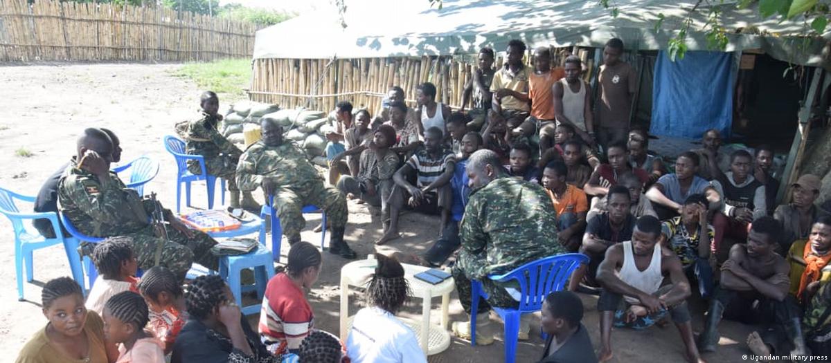 Militares em operação conjunta na República Democrática do Congo