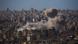 Vista panorámica del barrio de Beirut, con una columna de humo elevándose desde los edificios. Vista panorámica del barrio de Beirut, con una columna de humo elevándose desde los edificios.