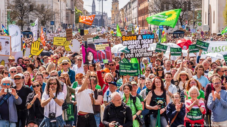 Protest u Minhenu na kojem se tražila zaštita klime (18. april 2026)
