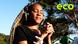 Environmental activist Hannah Mapisire dances with wireless headphones at a silent party organized by an initiative to protect the Monavale Wetland in Zimbabwe.